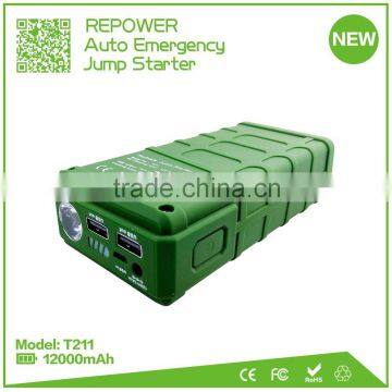 Emergency Tool Kit Type and CE FCC Certification 12000mah 12v Jump Starter Charger Battery