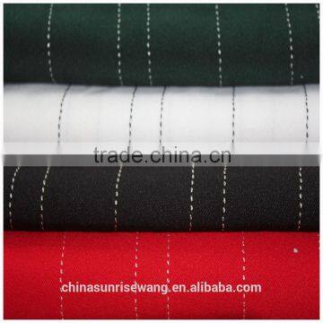 2016 Fashion Design Polyester Rayon Stripe Fabric for Grement photo-3