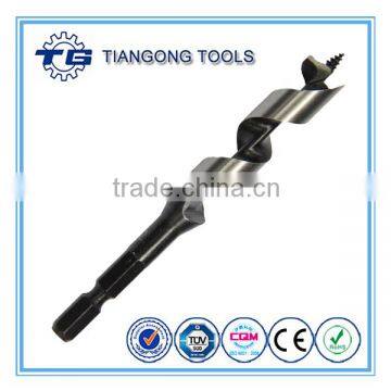 High quality roll forged bright and black finishing wood working drill bits