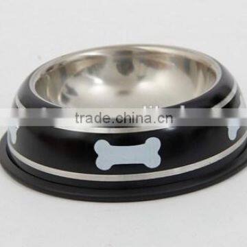 Excellent non-slip strips pet food bowl
