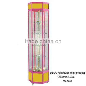 Glass display showcase