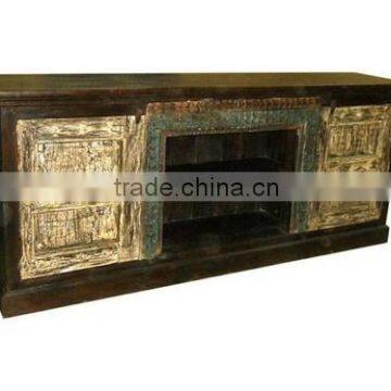 Antique buffet sideboard Wooden furniture Antique buffet Distressed Antique Buffet with 2 Doors