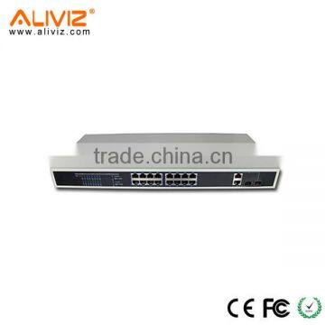16Ch 100M PoE Switch