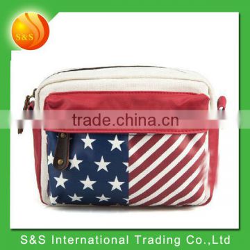 new design flag picture sport and hobo sling shoulder bag waist bag