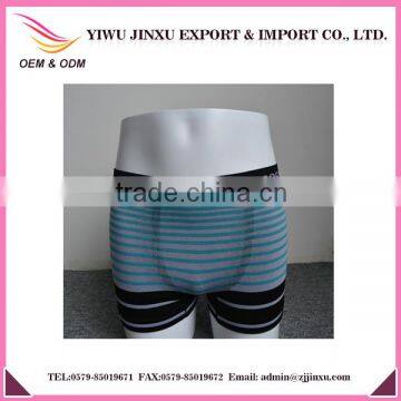 Adult Age Group Men's Boxers Briefs Stripes Knitted Wholesale Popular Style Body Fit Underwear