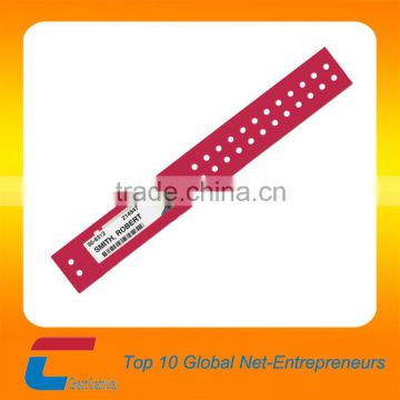 anti-tear paper material security wristbands for events