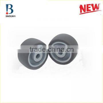 2016 Newest Durable 36.5mm Grey TPU Ball Rubber Caster Wheels With Shaft photo-2