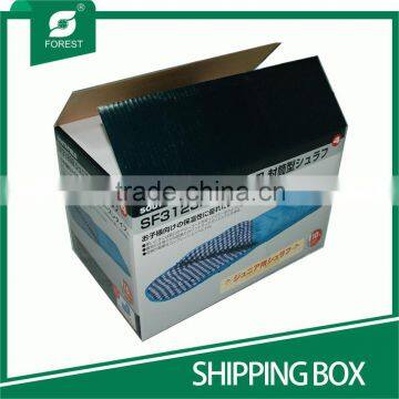 FOUR OVERLAP CARTON CORRUGATED MAILER SHIPPING BOXES WITH CMYK PRINT photo-3