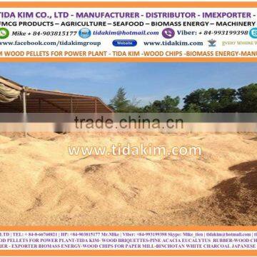 VIETNAM WOOD CHIPS PAPER - TIDA KIM - EXPORTER- ACACIA EUCALYTUS - 100.000 BDMT - FULL VESSEL- WOOD PELLETS - MANUFACTURER