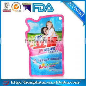 New!hot special shaped custom plastic bag for wash powder