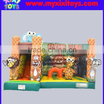 2015 inflatable safari park bouncer castle playground