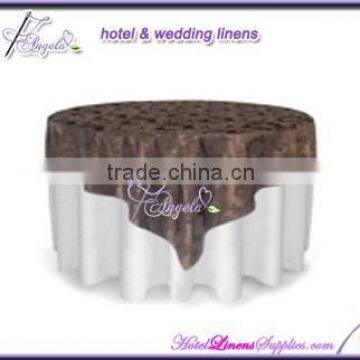 cheap wholesale wedding table overlay, satin table overlays