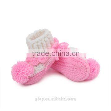 Fashion shoe China wholesale crochet knitting crochet baby shoes S-4