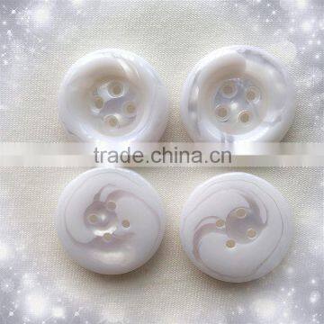 New design custom white unique style garment button