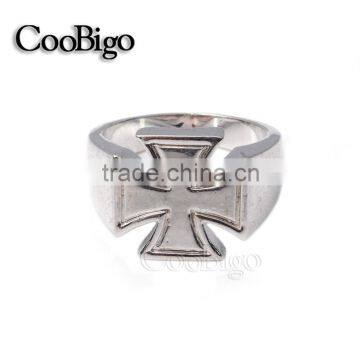 Fashion Jewelry Zinc Alloy Cross Ring Unisex Men Women Party Show Gift Dresses Apparel Promotion Accessories