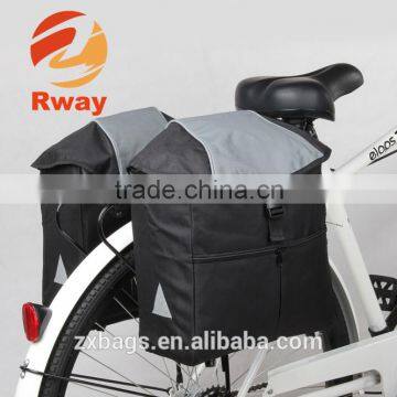 bicycle double rear pannier bag cycling carrier bag