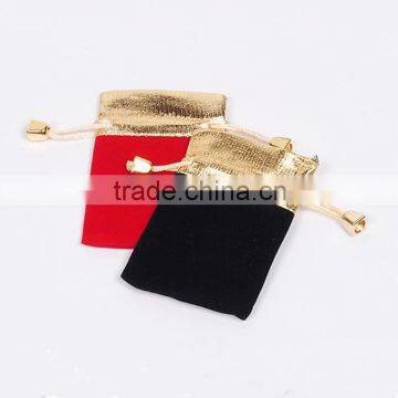 Professional mini velvet pouch gift bag velvet clutch bag with aglets                        
                                                                                Supplier's Choice