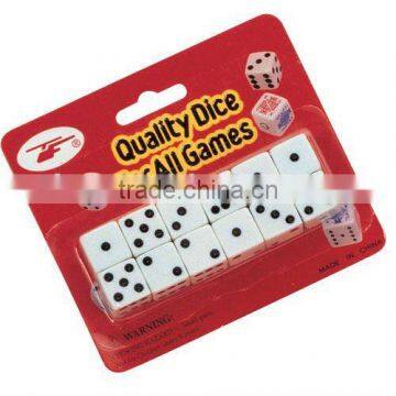 Plastic Dice Set TFB-16MBL-12