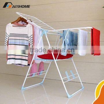 Household space saving clothe rack,Airfoil shape drying racking,Wholesale metal pipe hanger