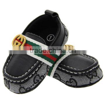 Baby Toddler shoes soft non slip bottom black leather Cotton Mens www.shyosdy.com dn076 fight