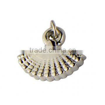 Design P0277 Elegant Ladies Fan-Shaped Pendant Stainless Steel Pendant