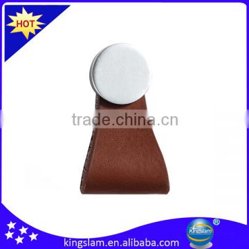 Leather knobs for kitchen furniture