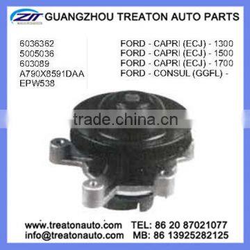 WATER PUMP FOR FORD CAPRI(ECJ)1300/1500/1700 CONSUL(GGFL) 6036362 5005036 603089 A790X8591DAA EPW538