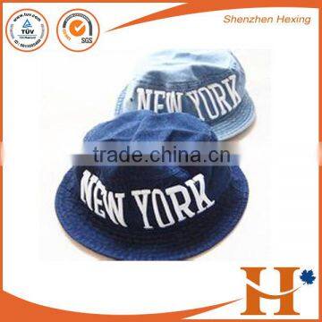 china embroidered blue cowboy hat with SGS and high quality