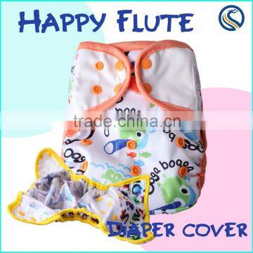 Polyester Cartoon Character Waterproof baby diaper cover