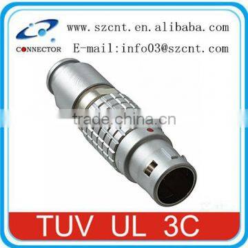 Metal push-pull 19 pins Male automobile medical led connectors