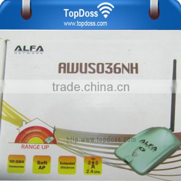 alfa awus036nh 802.11 500mw 2.4GHz 150Mbps network adapter