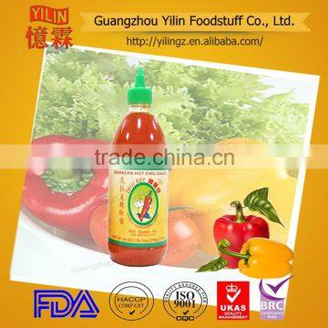 740ml Sriracha Chili hot Sauce with oem service in china factory