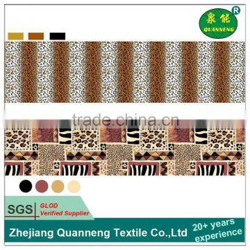 Home textile and garment material polyester Leopard fabric