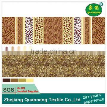 High quality and best price leopard upholstery fabric