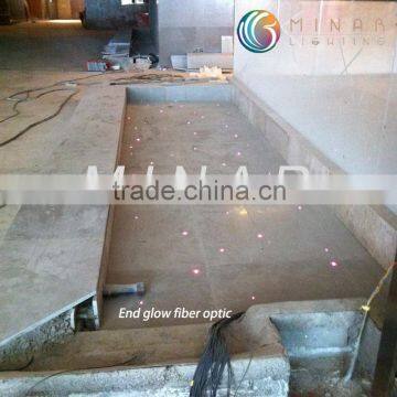 10 mm Underground End Glow Single Mode Fiber Optic Cable for Swimming Pool Star Sky photo-2