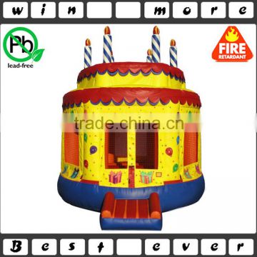 giant indoor cheap inflatable birthday party cake bouncer with prices for kids and adults