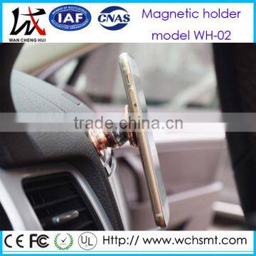 2016 Magnet 360 Rotating Cell Mobile Phone Holder Magnetic Car Mount Metal Stand Cell Phone Holder