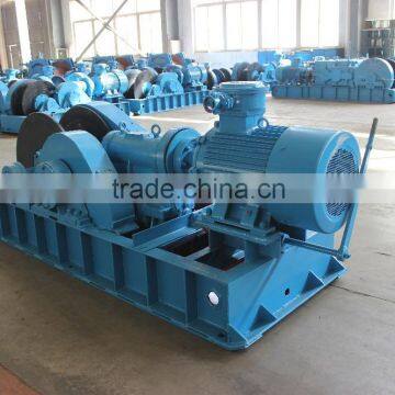 Ex-proof 12 ton prop-pulling electric winch for mining use