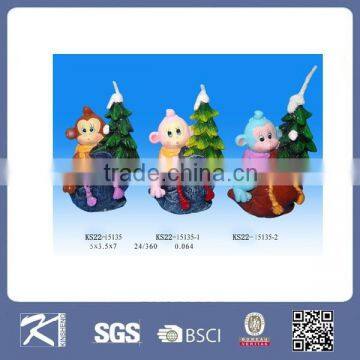 quanzhou decorative christmas tree shaped unique christmas candle for sale