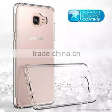 Samco Heavy Duty TPU Bumper Transparent for Samsung Galaxy A7 2016 Case Cover photo-3