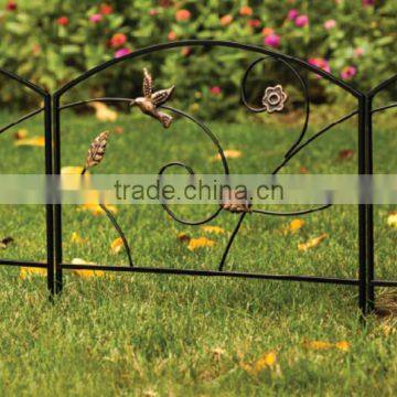 Factory hot sell metal garden fence