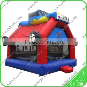 high quality Inflatable fire truck bouncer,inflatable bouncer commercial