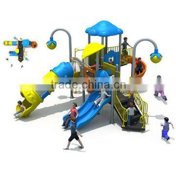 Colorful animal-style outdoor kids plastic slides with 12 optinal sizes