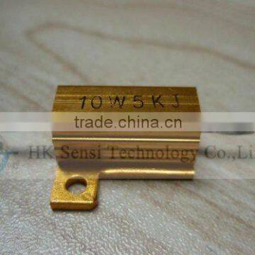 Gold Aluminum Power Resistor 10W5KJ