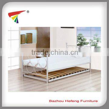 High quality modern design single metal bed furniture