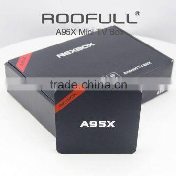 2016 best selling S905 Android 5.1 TV BOX Quad Core Smart TV box A95X NEXBOX with Kodi XBMC fully loaded ott tv box