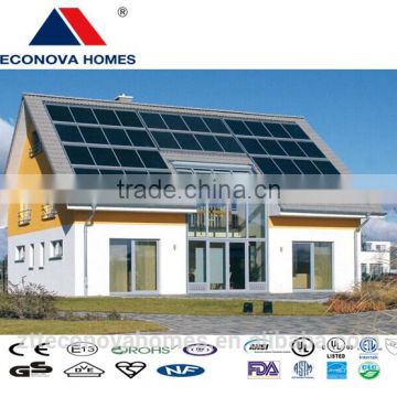 Econova new steel prefabricated houses with solar system