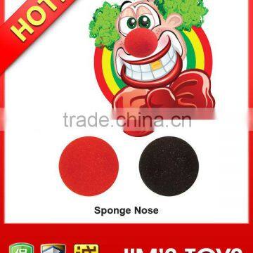 Red sponge clown nose clown toy