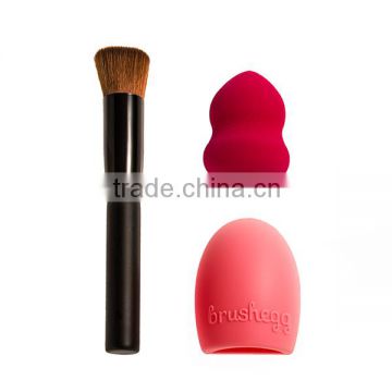 All shapes make up foundation blender puff liquid foundation brush makeup brush cleaner