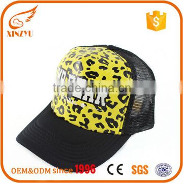 Promotional custom summer sports vintage hats mesh trucker cap